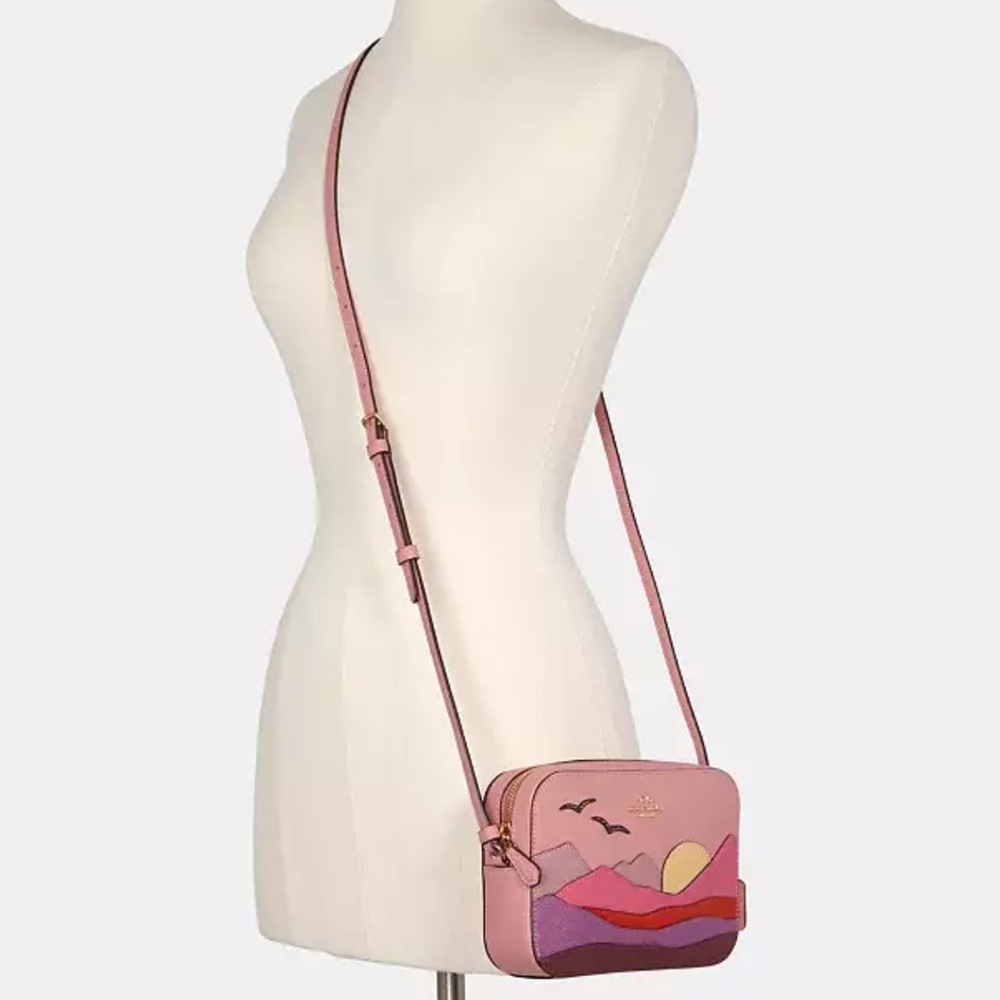 Coach Pink and Purple Crossbody Bag - Picture 2 of 14